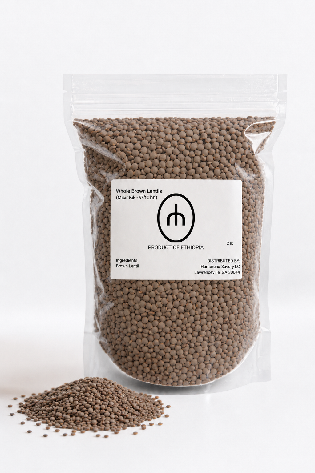 Difin Misir - Brown Whole Lentils