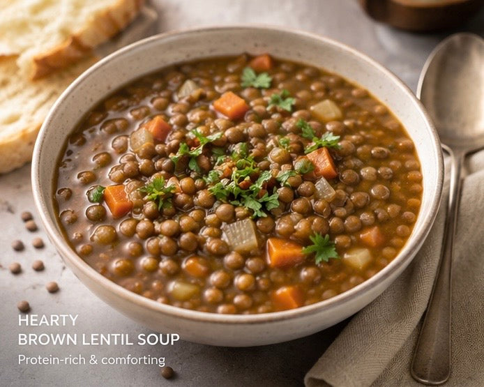 Difin Misir - Brown Whole Lentils