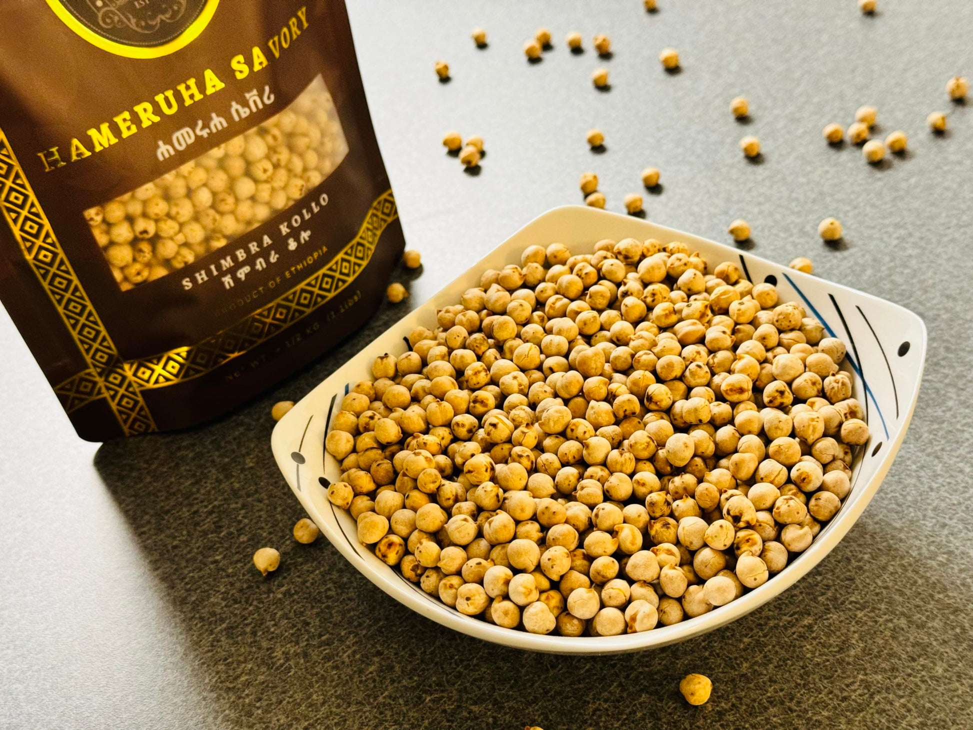 Roasted garbanzo beans